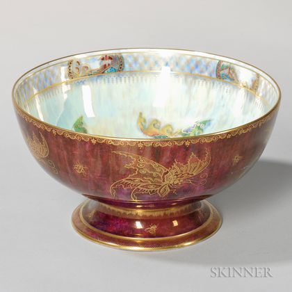 Wedgwood Butterfly Lustre Punch Bowl