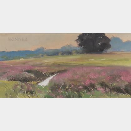 Robert Douglas Hunter (American, 1928-2014) Norfolk Pasture with Loosestrife