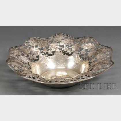 Howard & Co. Reticulated Sterling Fruit Bowl