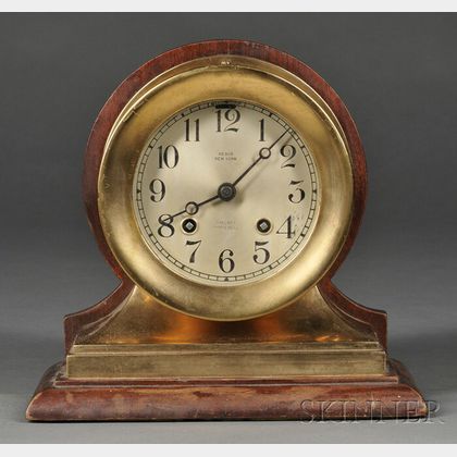 Chelsea Commander Brass Ship's Bell Clock