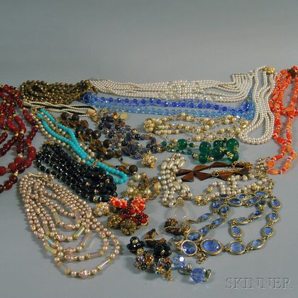 Group of Mostly Costume Necklaces