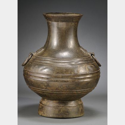 Bronze Hu Vase