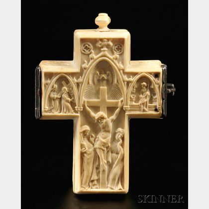 Ivory Crucifix-form Watch