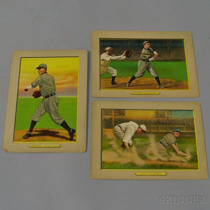 Three Turkey Red Cigarette Series Illustrated Baseball Cards