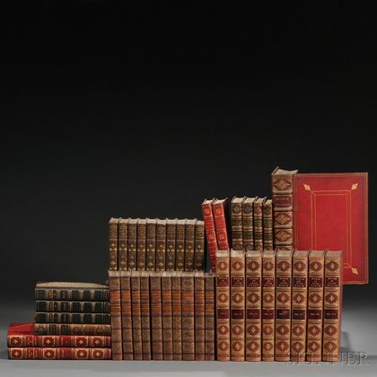 Decorative Leather Bindings, Forty-one Volumes.