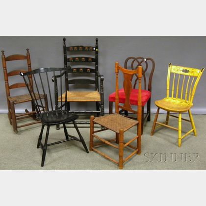 Six Assorted 18th and 19th Century Chairs