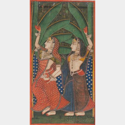 Painting Depicting Two Dancers