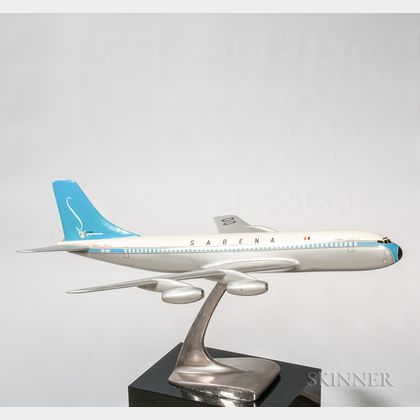 Sabena Belgian World Airlines Travel Agency Aviation Model with Display Plinth