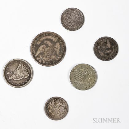 Six American Coins