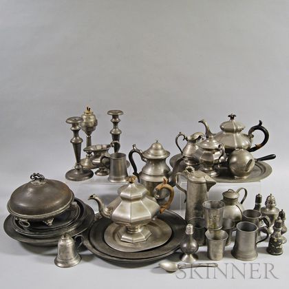 Approximately Forty Pieces of Pewter