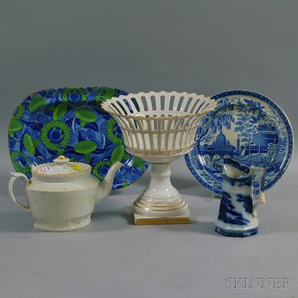 Five English Pottery Items