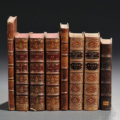 French Imprints, Five Titles in Eight Volumes, 1694-1768.
