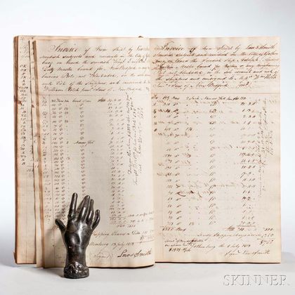 Shipping Account Book, William Rotch Jr. & Son, New Bedford, 1808-1815.