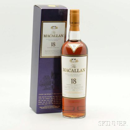 Macallan 18 Years Old, 1 750ml bottle 