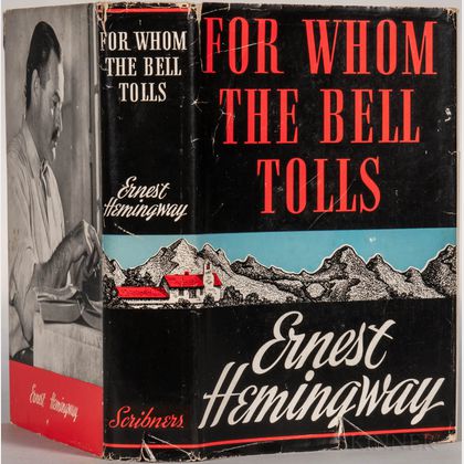 Hemingway, Ernest (1899-1961) For Whom the Bell Tolls , First Edition.