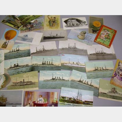 Small Group of 20th Century Postcards