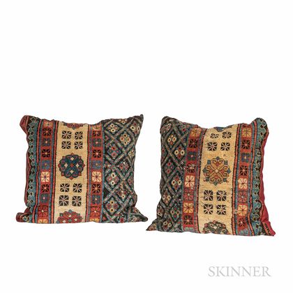 Pair of Pillows from a Talish Rug