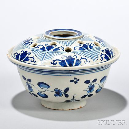 Tin-glazed Earthenware Flowerpot