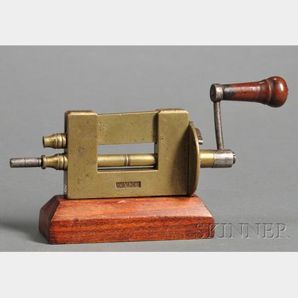 Brass and Steel Mainspring Winder