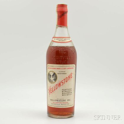 Yellowstone 7 Years Old 1942, 1 4/5 quart bottle 