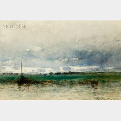 Robert Swain Gifford (American, 1840-1905) Calm Waters