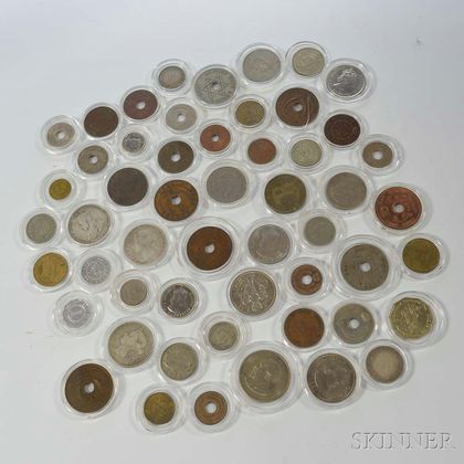Fifty-three British Colonial Coins