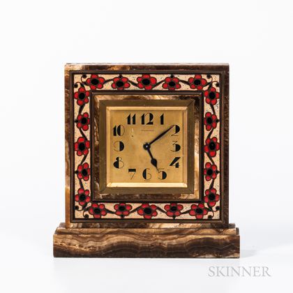 Tiffany & Co. Enameled Clock