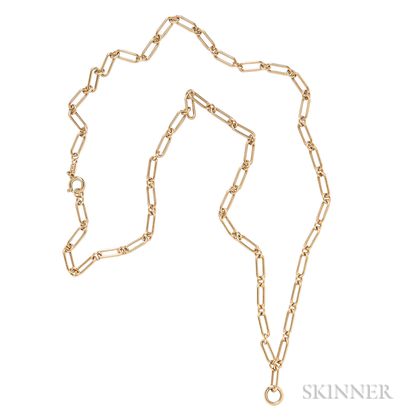 14kt Gold Watch Chain, Tiffany & Co.