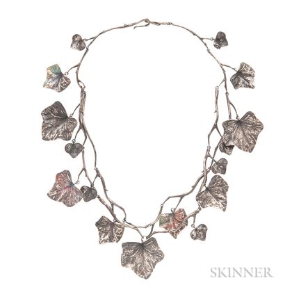 Ivy leaf clearance necklace