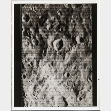 Lunar Orbiter 1, First U.S. Photograph of the Backside of the Moon, August 21, 1966.