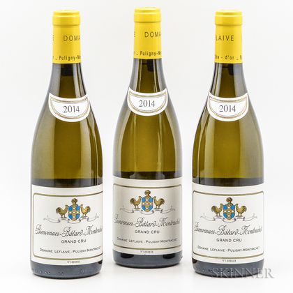 Domaine Leflaive Bienvenues Batard Montrachet 2014, 3 bottles 