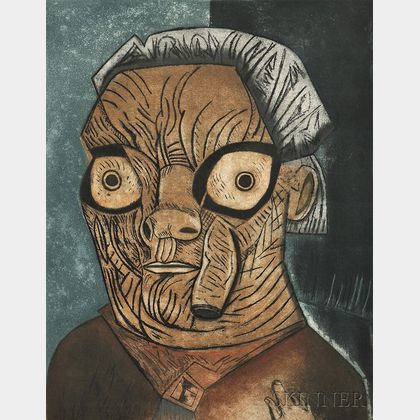 José Luis Cuevas (Mexican, b. 1933) Untitled