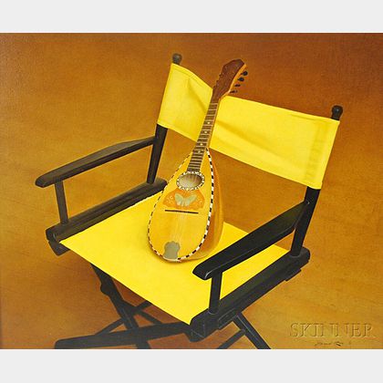 Samuel Rose (American, 1941-2008) Still Life with a Mandolin.