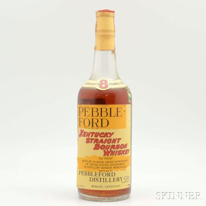 Pebbleford 8 Years Old 1941, 1 4/5 quart bottle 