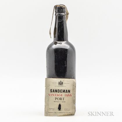 Sandeman Vintage Port 1966, 1 bottle 