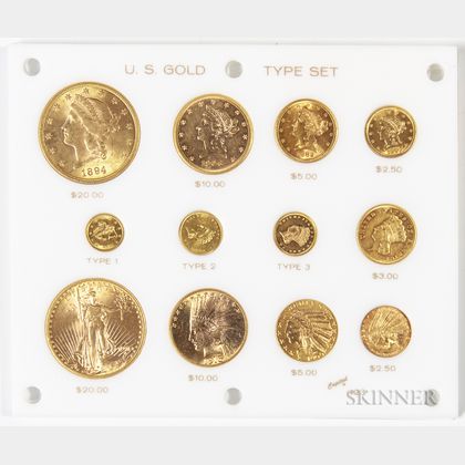 Twelve-coin U.S. Gold Type Set
