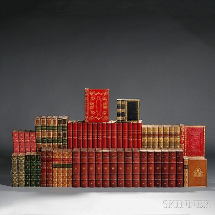 Decorative Bindings, Sets, Thirteen Titles in Sixty-three Volumes.