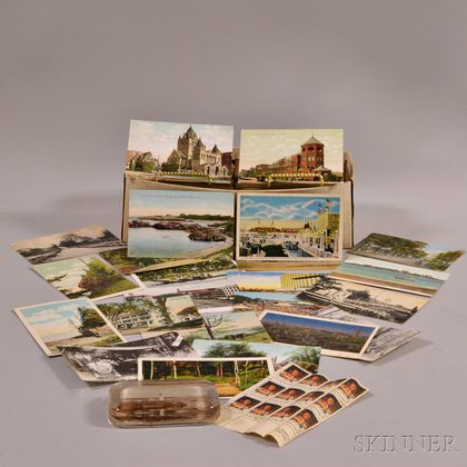 Group of Hand-colored Postcards