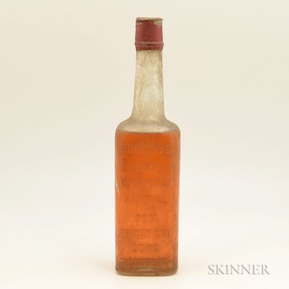 Rock, Rye and Horehound Cordial, 1 demi bottle 
