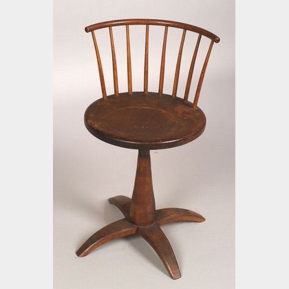 Shaker Maple, Birch, and Pine Revolving Chair
