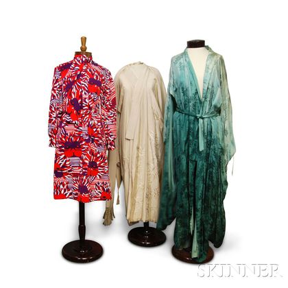 Lanvin Shirtdress and Two Silk Kimonos