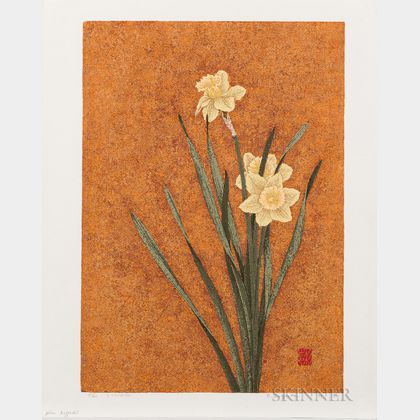 Katsutoshi Suigura (b. 1938),Two Silkscreen Prints