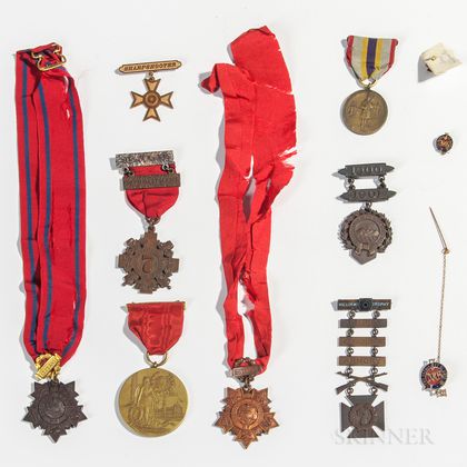 7th New York State Militia Service Medals for Theodore Dwight