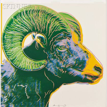 Andy Warhol (American, 1928-1987) Bighorn Ram