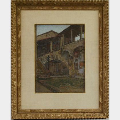 Sydney Richmond Burleigh (American, 1853-1931) San Gimignano, Podesta