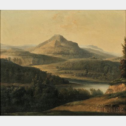 Jean-Joseph-Xavier Bidauld (French, 1758-1846) Landscape with River and Mountain