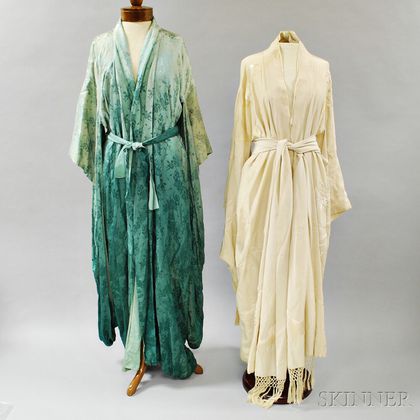 Two Silk Kimonos