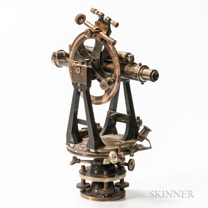 Cooke, Troughton & Simms Lacquered Brass Theodolite