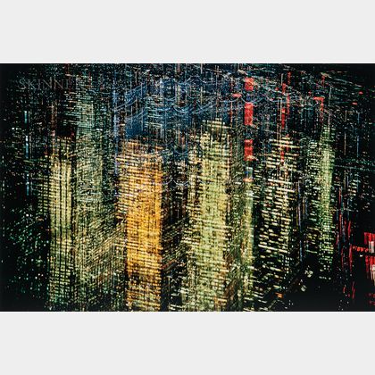 Ernst Haas (Austrian/American, 1921-1986) Lights of New York City