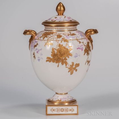 Wedgwood Bone China Vase and Cover